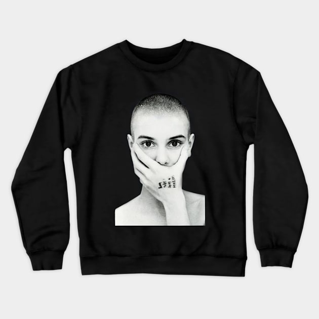 Sinead O'Connor - Vintage Crewneck Sweatshirt by wafaq